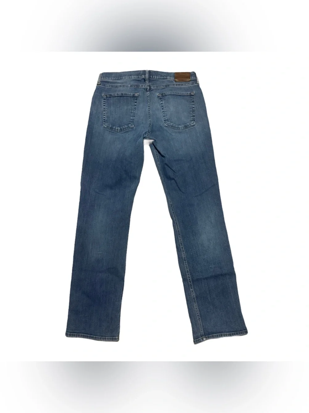 Tecovas Jeans Mens 33x32 Light Wash Blue Premium Standard Fit Stretch Denim